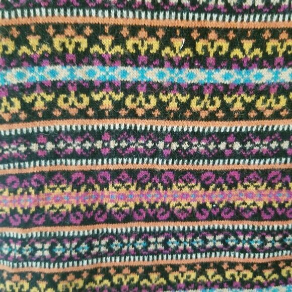 Sparrow Anthropologie Cashmere Blend Knit Intarsia Lace Mini Dress Size XS - Picture 6 of 11